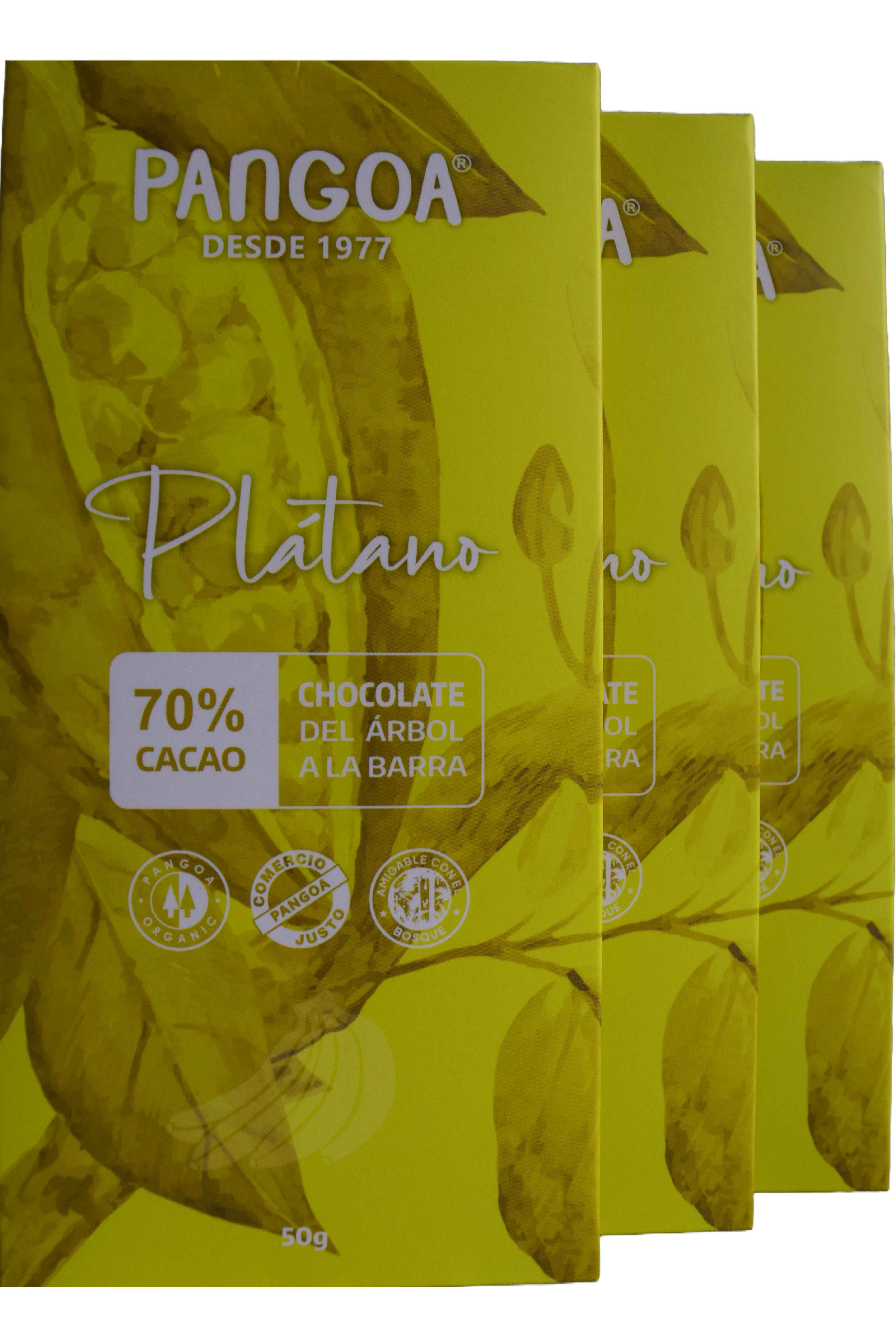 Producto Plátano Chocolate 70% Cacao