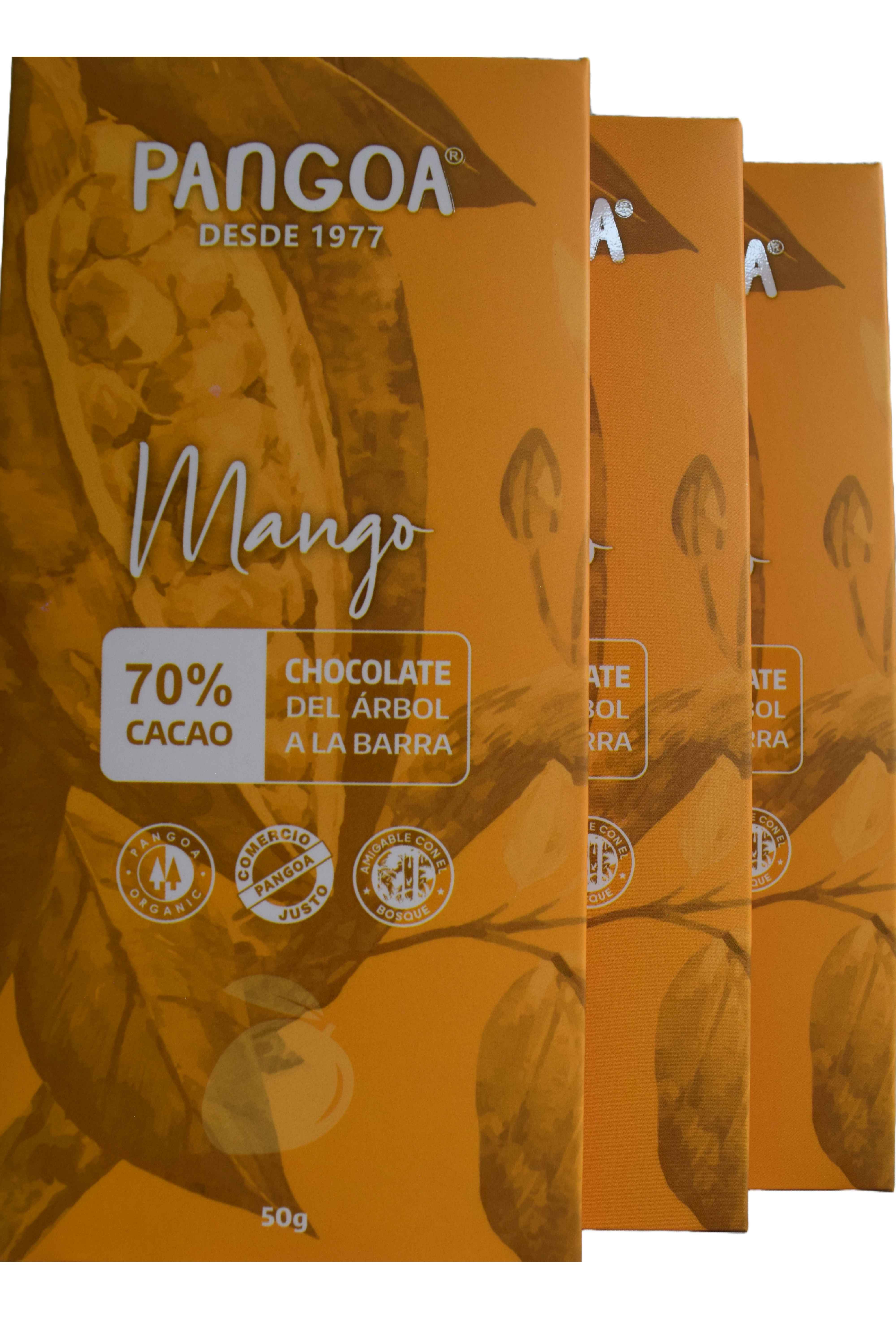 Producto Mango Chocolate 70% Cacao